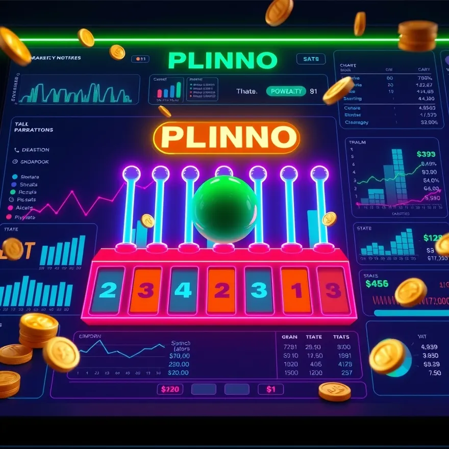 Mão segurando um celular com a tela do Plinko aberta no navegador, ao lado um ícone de APK do Android e um ícone de Safari do iPhone, com um cadeado verde indicando download seguro pelo site oficial.