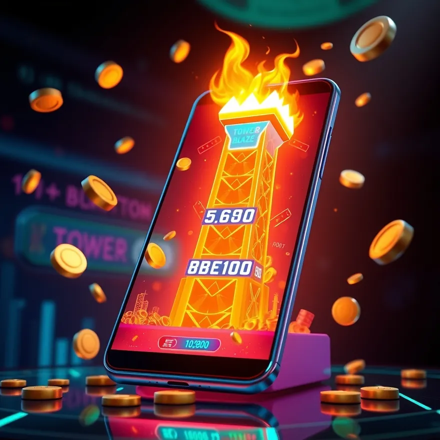 Tower Blaze: a versão crash do jogo Tower